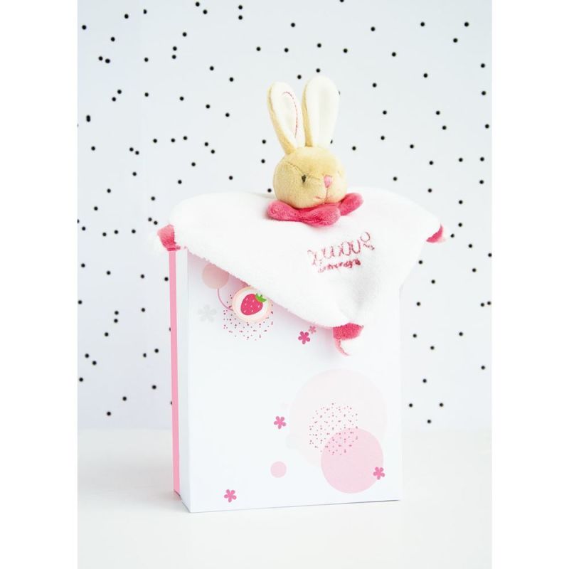  - baby comforter pink rabbit 20 cm 